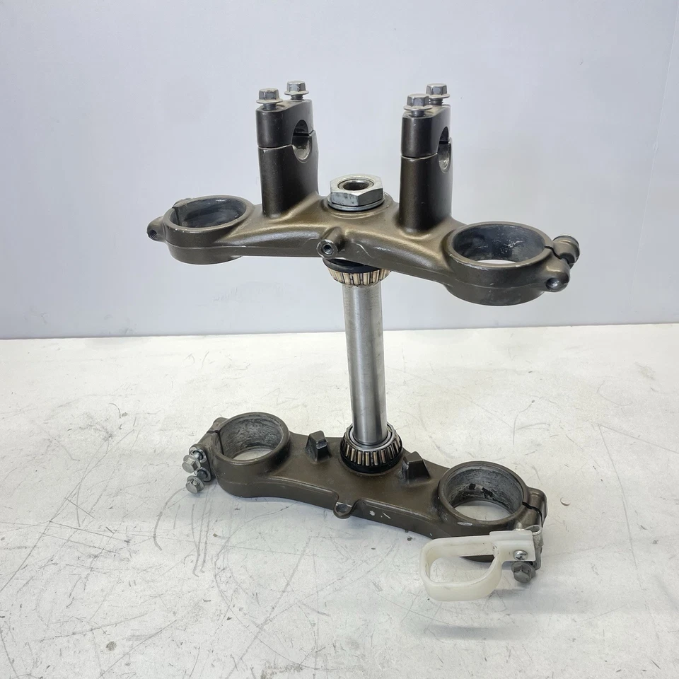 2009 09-13 Kawasaki KX85 KX100 Oem Triple Tree Clamps Steering Stem Head - Image 2 of 4