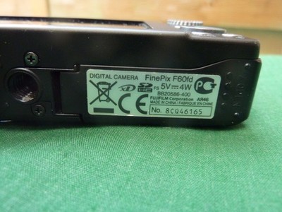 FUJIFILM FinePix F60 fd ブラック FUJIFILM FINEPIX F60FD - BLACK (UNTESTED) A | eBay