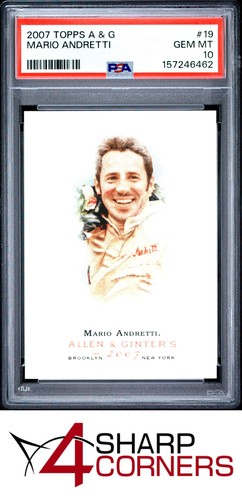 Mario Andretti #19 2007 Topps Allen & Ginter card