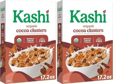 (Free Duty Tax) Kashi Breakfast Cereal, Organic, Whole Grain, Cocoa Clusters