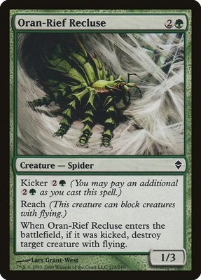 ORAN-RIEF RECLUSE X 4 E/X+ ZENDIKAR MAGIC THE GATHERING