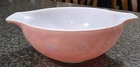 Vintage PYREX Pink Gooseberry Cinderella Mixing Bowl 442