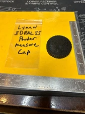 LYMAN IDEAL 55 POWDER MEASURE Replacement Cap Black