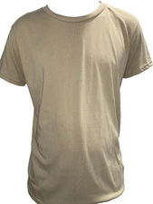 3 Pack Military tee, Tan Military t-shirt. 100% Polyester