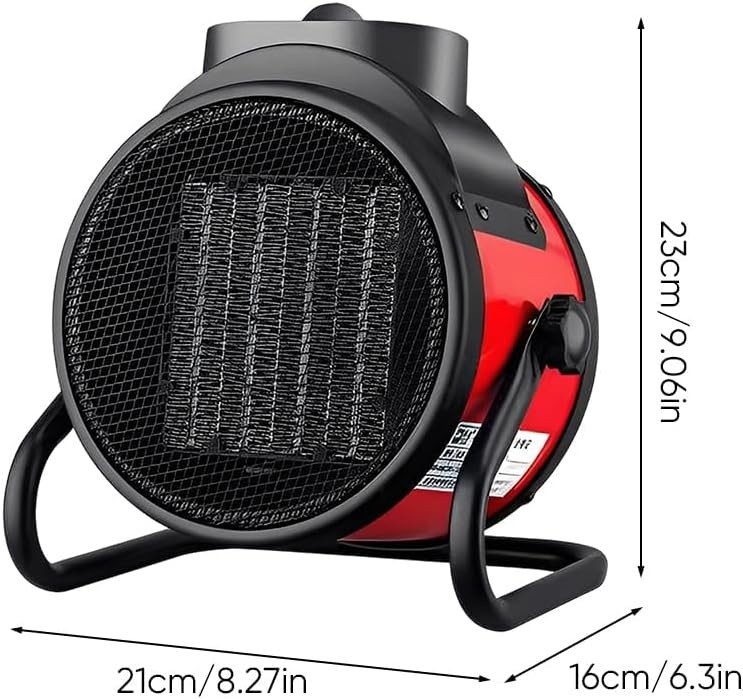 Greenhouse 3000W Powerful Portable Heating Cannon PTC Fast Heating 90° Adjustabl