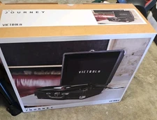 Victrola The Journey+ Bluetooth Record Player / Brown / VSC-400SB MAG NIB