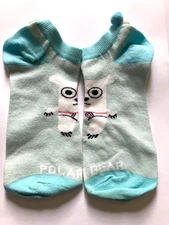 David & Goliath Brand Polar Bear Socks - Rare/Vintage - New