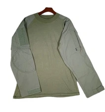 Tru Spec Combat Shirt Men's L Cordura Base Layer Sage Green Military Tactical