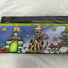 Happy Holidays Dog Magnetic Mailbox Cover - NEW - FREE SHIPPING