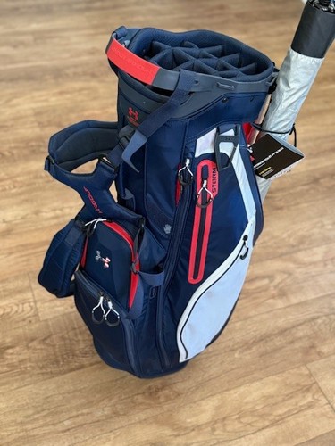 Under Armour Stand Bag "Brand New" Designed by Sun Mountain USA Red-White-Blue - Picture 18 of 23