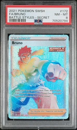 Bruno graded PSA 8 for sale on eBay