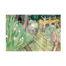 Trademark Fine Art Canvas Wall Art 'Ballet Scene 1886' for Home or Office