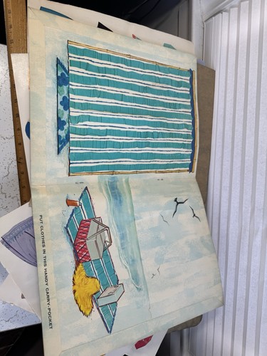 Vintage 1965 Mattel Skipper Paper Dolls – Seaside Cabana - Picture 7 of 8