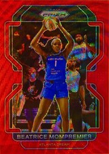 Beatrice Mompremier 2021-22 Prizm WNBA Ruby Red Wave Prizm Refractor Card #21