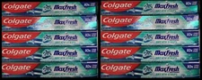 Colgate Max Fresh Whitening Toothpaste with Mini Breath Strips 2.5 Oz 10 Pack