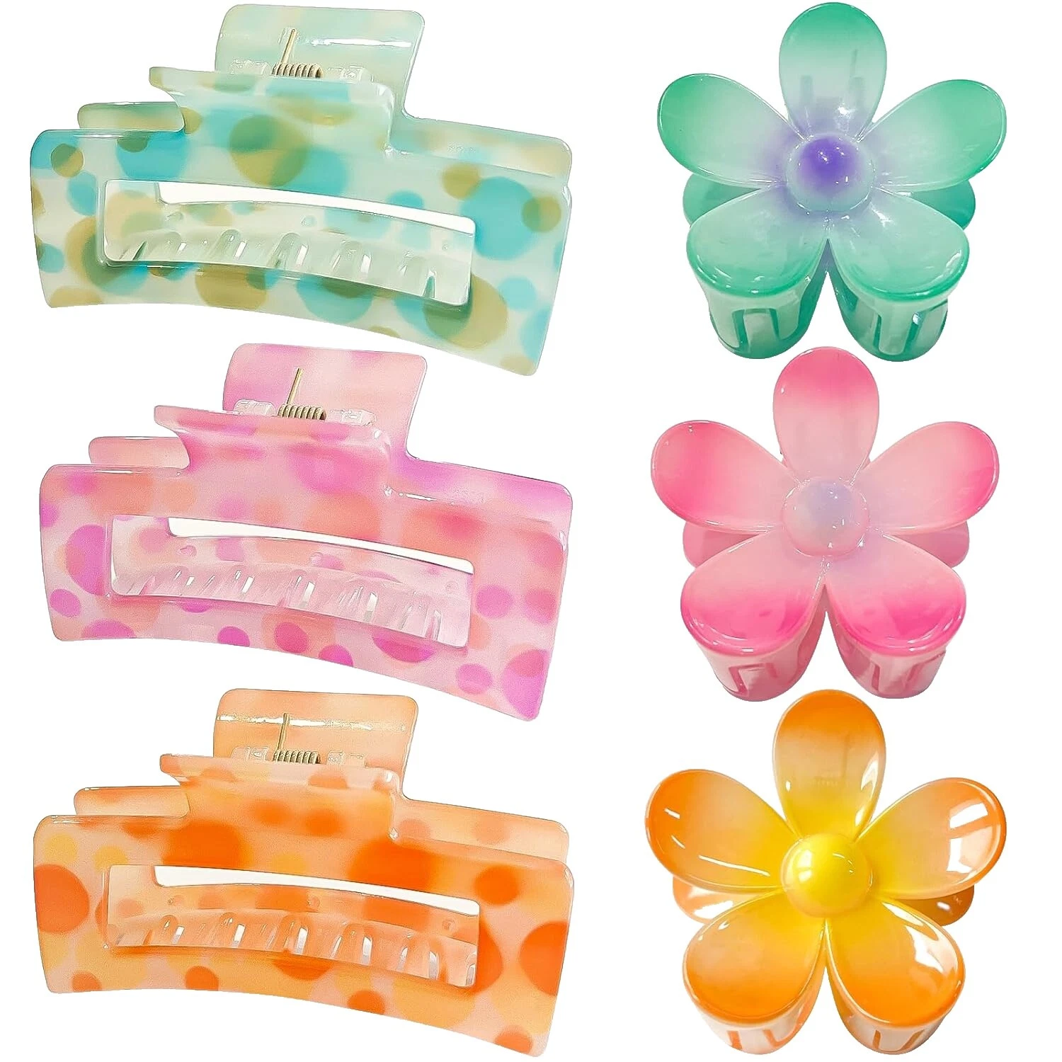 Polyester Flower Hair Hair Claws for Women