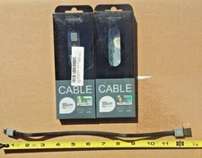 6 X Nillkin Micro USB Data Sync Charge Flat Noodle Tangle Free Phone Cable 30cm