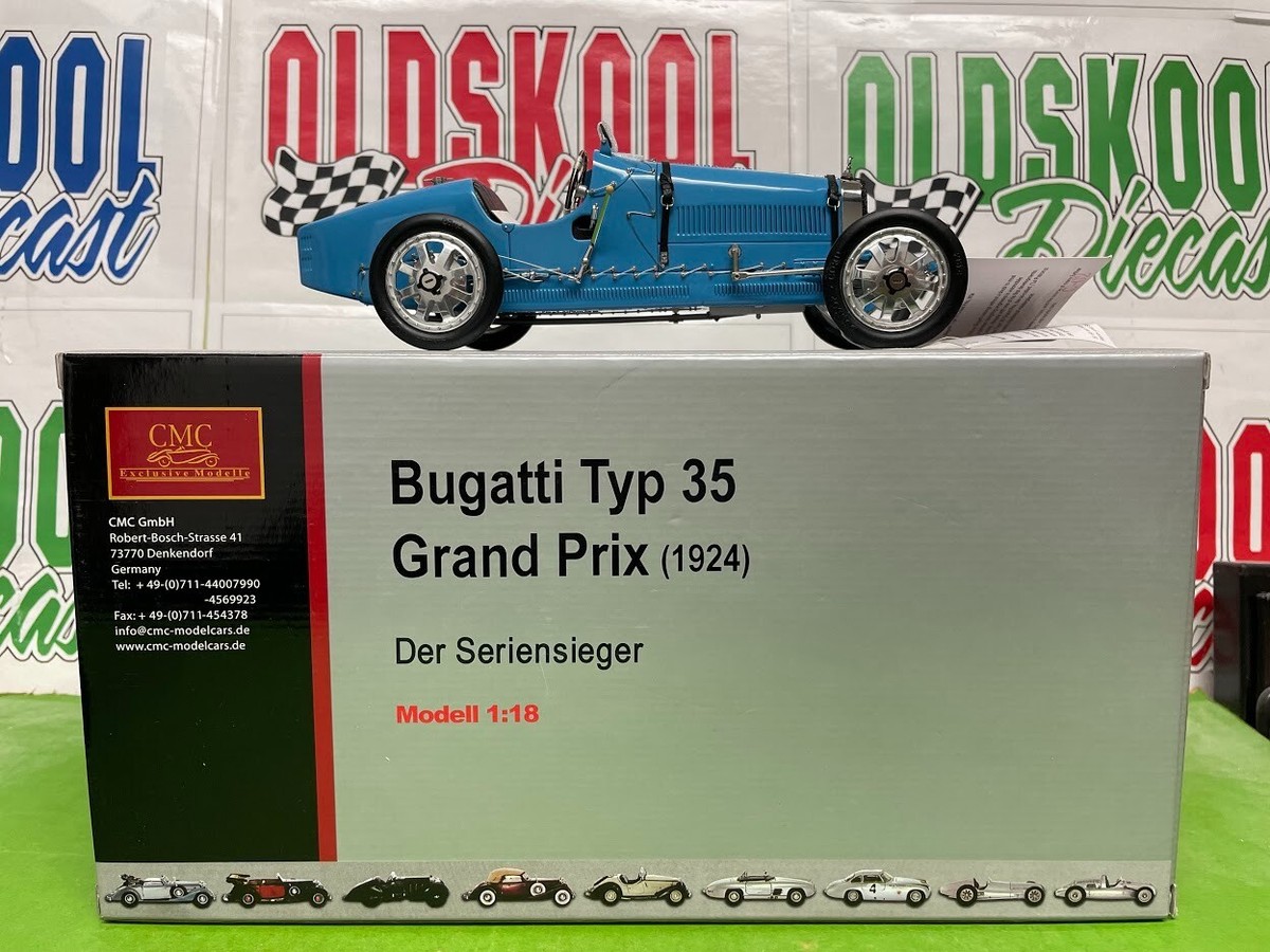 1924 Bugattio Typ 35 Grand-prix Rennversion CMC M-063 1:18 1924 Bugattio Typ 35 Grand-prix Rennversion CMC M-063 1:18