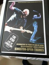 THE WHO LIVE AT KINGSTON LITHOGRAPH PRINT