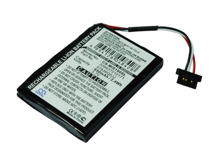 BATTERIE 650mAh Tipo 07836Q5JJ 338937010171 Per Navman Spirit S100 S100T S150