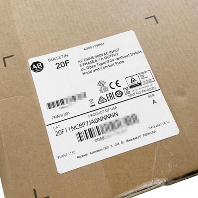 New Allen-Bradley 20F11NC8P7JA0NNNNN PowerFlex 753 AC Drive 400V AC 3 PH