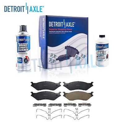 Front OR Rear Ceramic Brake Pads for 2005 2006-2012 Ford F-450 F-550 Super Duty