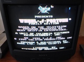 NES 4 Board Game Lot Monopoly Family Feud Pictionary Wheel of Fortune All Tested