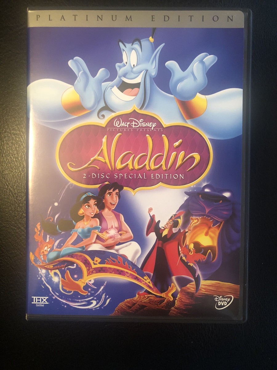 Walt Disney Aladdin (DVD, 2004, 2-Disc Set, Platinum Edition