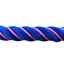 thumbnail 35  - 24mm Blue Softline Barrier Rope Wormed In Pink C/W Cup End Fittings