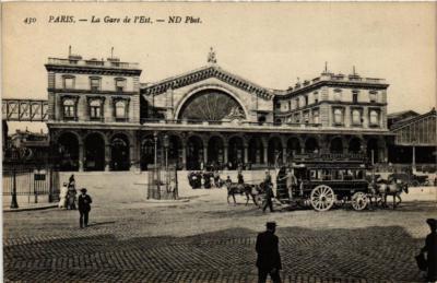 CPA AK PARIS 10e la Gare de l'Est (535669)