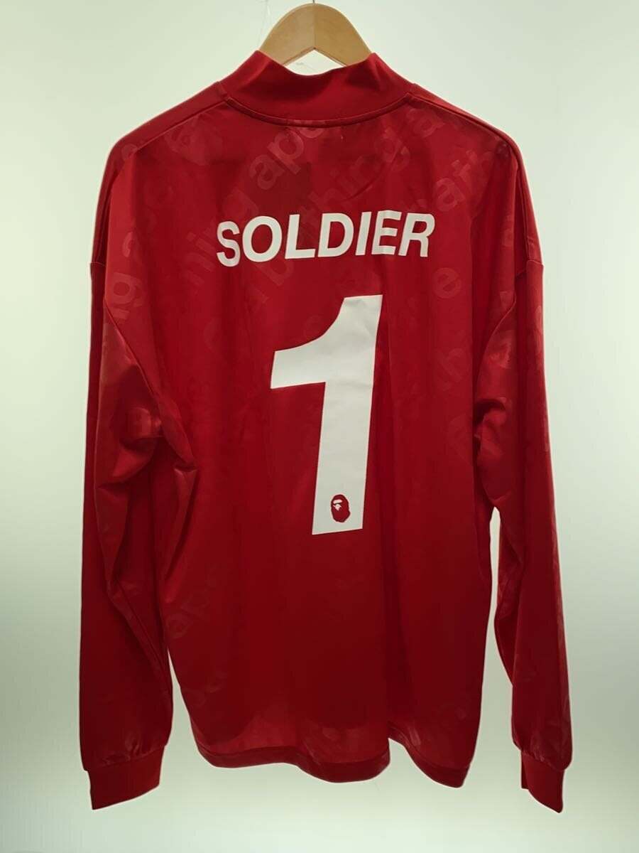A BATHING APE Long Sleeve Shirts cotton red XL Unused | eBay