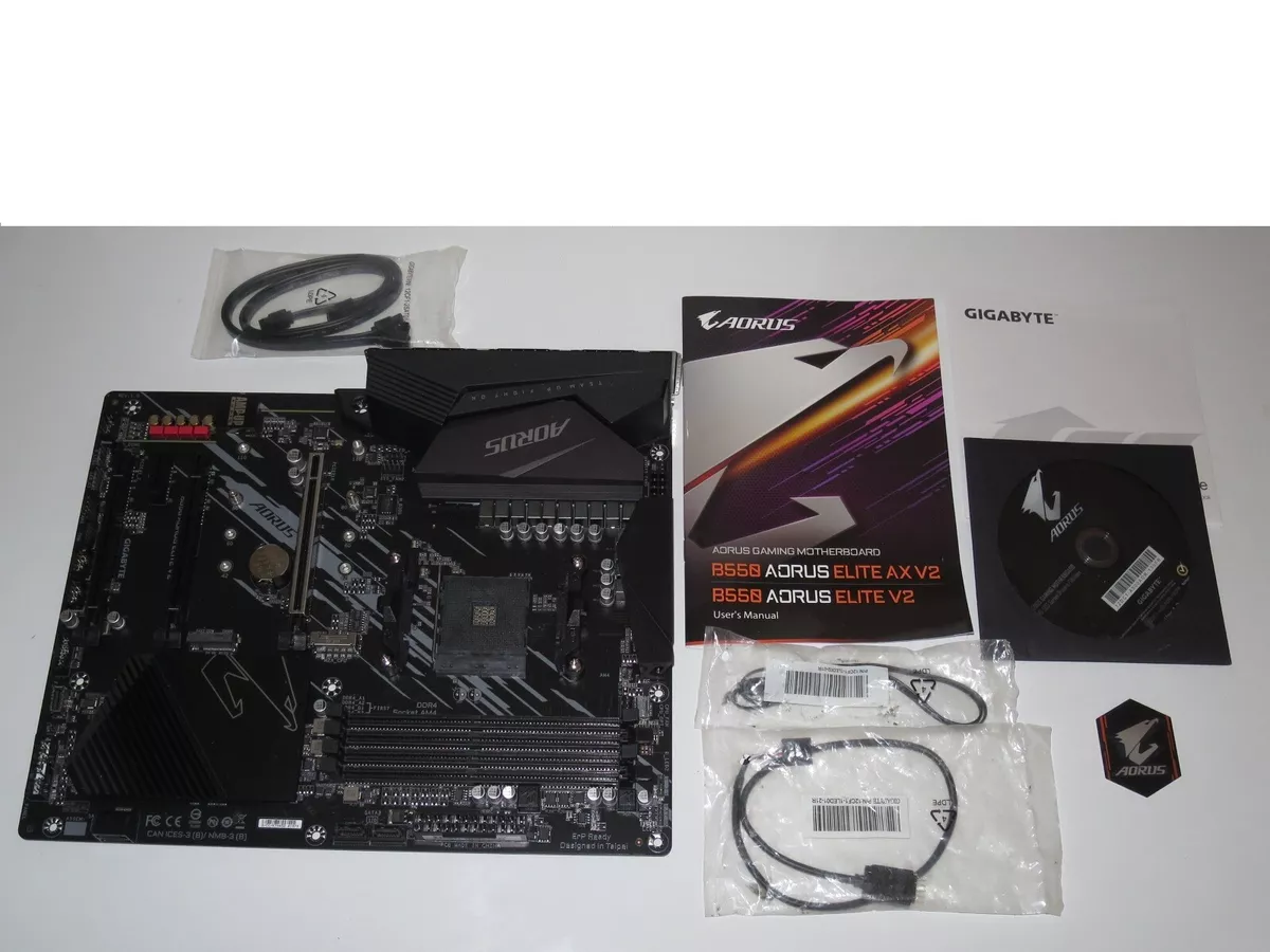 GIGABYTE B550 AORUS ELITE V2 AM4 AMD B550 SATA 6Gb/s USB 3.2 ATX AMD  Motherboard