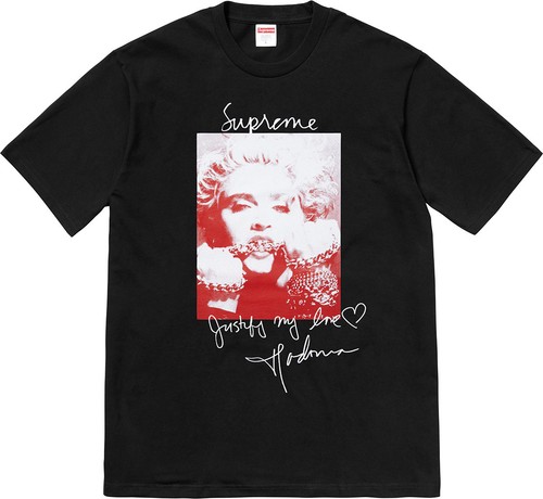 Supreme Madonna Photo Tee Justify My 