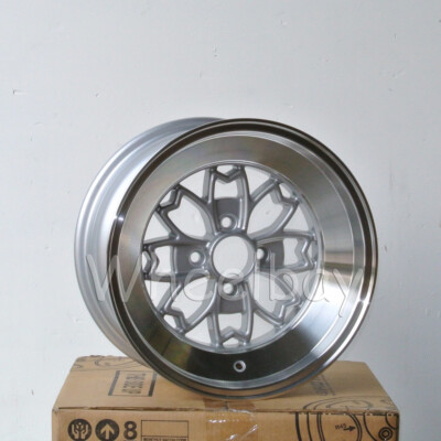 4 ROTA WHEEL ALEICA SAKURA 15X8 4X100 15 R SILVER 15 LBS .