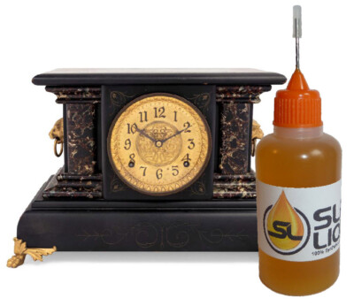 Slick Liquid Lube Bearings, BEST 100% Synthetic Oil for Ingraham or Any Clocks