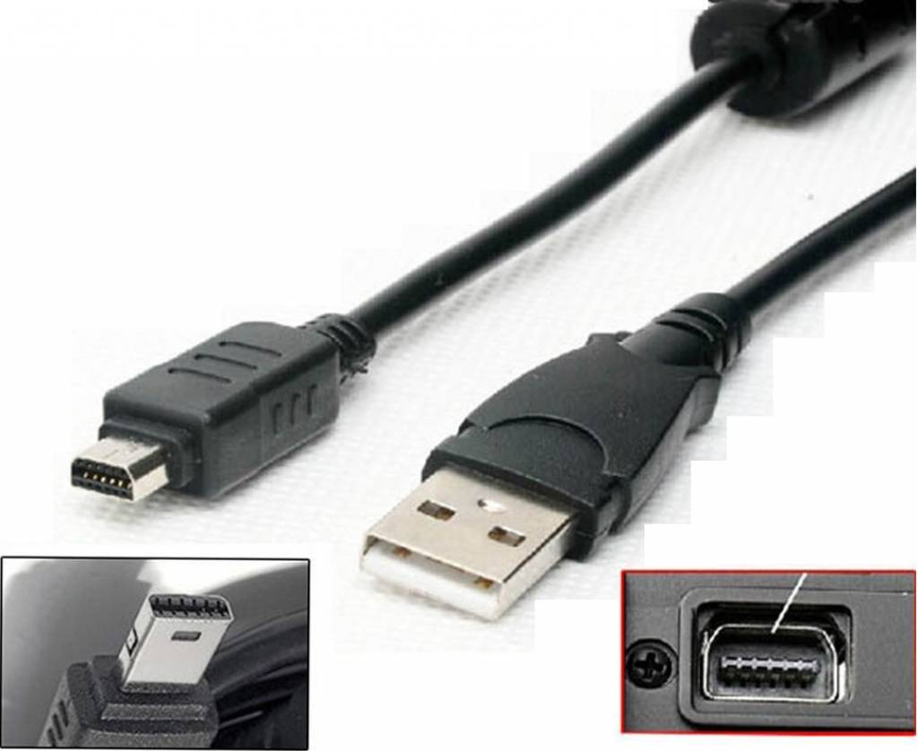 CASIO EXILIM EX-Z550, EX-Z650, EX-Z1050 CAMERA USB Cable