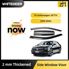 Fits for Volkswagen JETTA 2019-2024 Window Visor Rain Sun Rain Deflector Guard