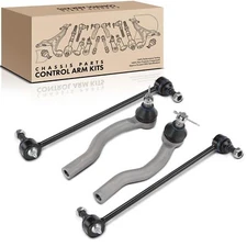 4x Front Sway Bar Link & Tie Rod End Kit for Honda Pilot 2009-2015 Acura MDX ZDX