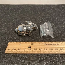 Michael Aram Knob; Cabinet Drawer Pull; SET OF 6, NIP  Silvertone Rabbit, Bunny