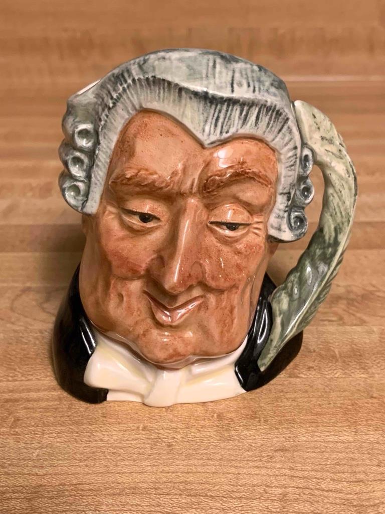 Vintage Royal Doulton "The Lawyer" 33/4" Character Toby Jug D6504 1958 eBay