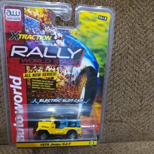 AUTO WORLD XTRACTION RALLY 1979 JEEP CJ-7 YELLOW HO CAR SC380-3G