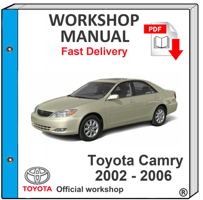 Toyota Camry 2002 2003 2004 2005 2006 Service Repair Manual Workshop Ebay