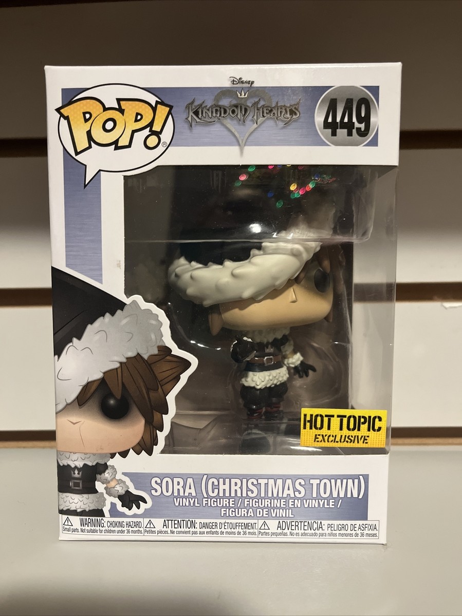 Funko Pop Sora Kingdom of Hearts 3 Christmas Town Vinyl