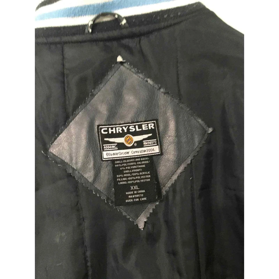 CHAQUETA VINTAGE 2004 CHRYSLER CLORURO DE POLIVINILO XXL Foto 3 de 4