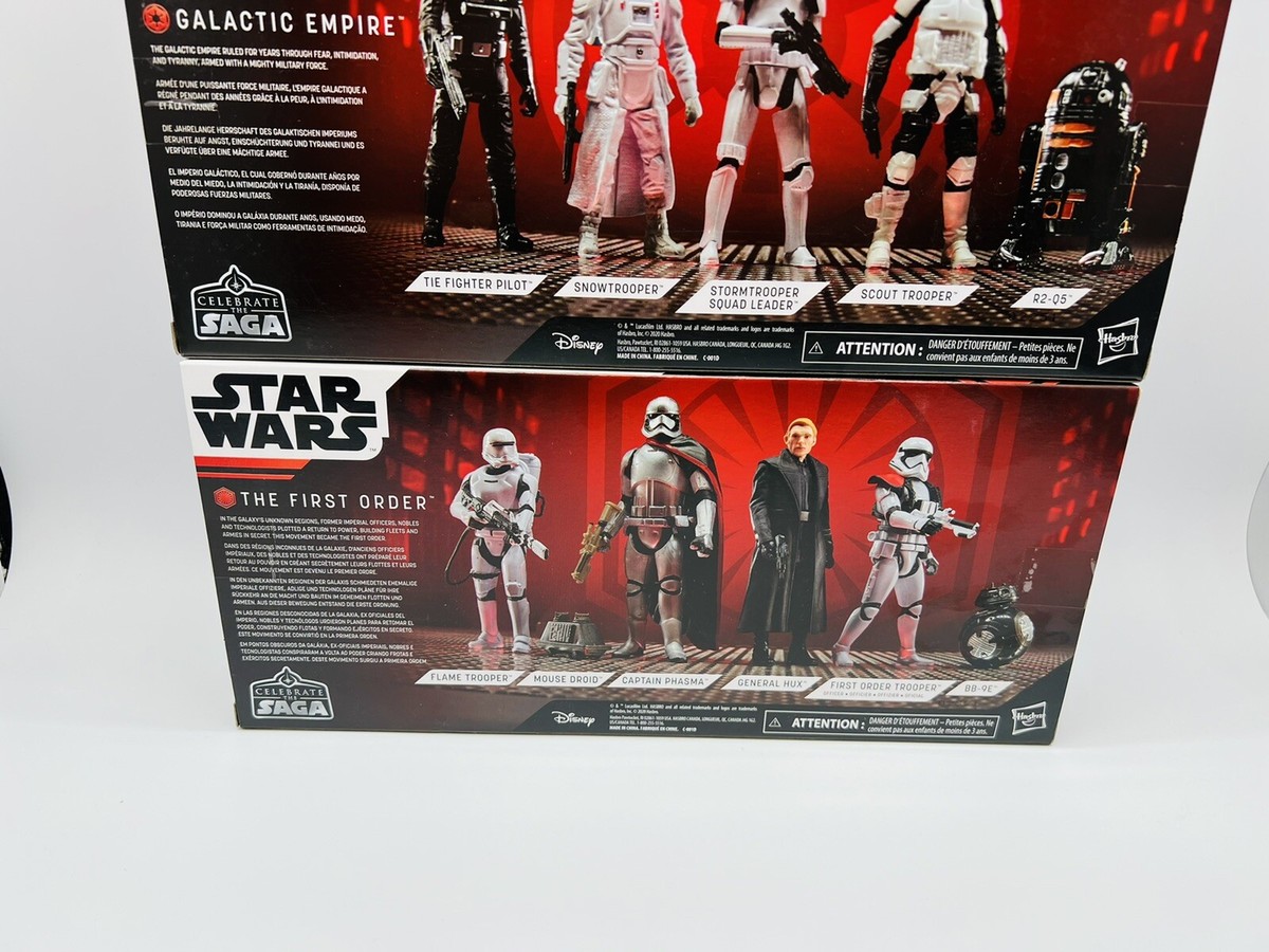 Star Wars Celebrate Saga Action Figure Set Of 3 First Order
