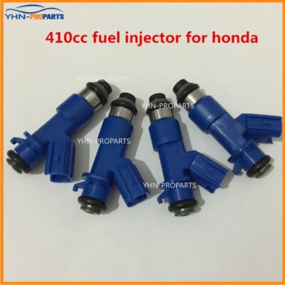 4Pcs Fuel Injectors for Acura Integra RDX RSX Honda Civic 410CC 16450-RWC-A01