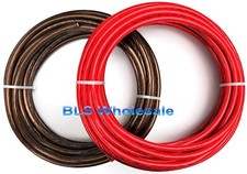 Ultra Flexible 40ft Each Red  Black 4 Gauge Power Wires Car Auto Wire Cables