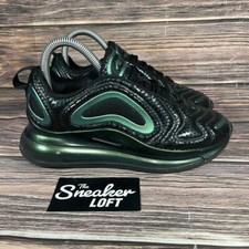 Nike Air Max 720 Throwback Black Green Women's Athletic Shoes Size 6
