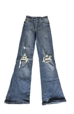 Lovers and Friends Greyson Ultra High Rise Slim Boot Jeans Size 25 (23x26)