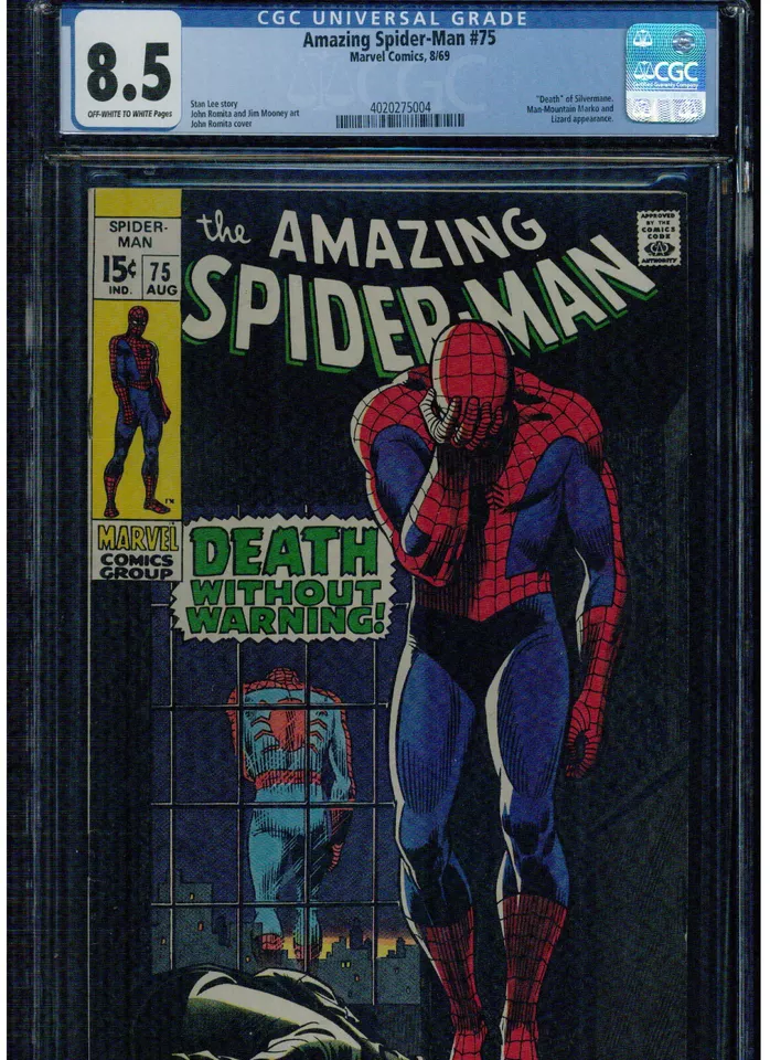 ゲーム】 「AMAZING SPIDER-MAN #75 CGC 9.8」 +おまけ!!! c6ZM3